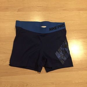 Blue Nike Pro Shorts🔵