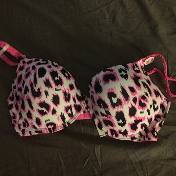 🎀Sale🎀VS Pink 36 D leopard print pink