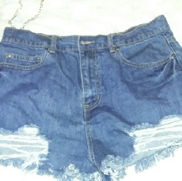 Forever 21 high waist denim shorts