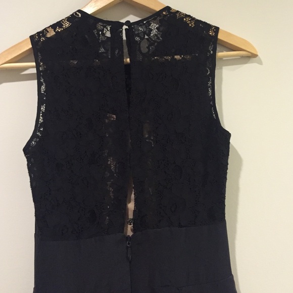 🎉Host Pick🎉 BCBG black silk dress with lace back - Picture 3 of 3