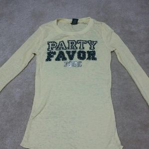 Victoria's Secret PINK  thermal bling tee medium