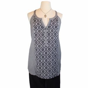 Old Navy Black & White Combo Tank Top Plus Size 3x