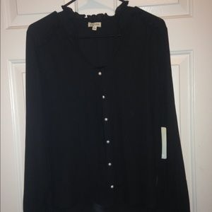 NWT Black Blouse