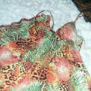 Sundress jungle print