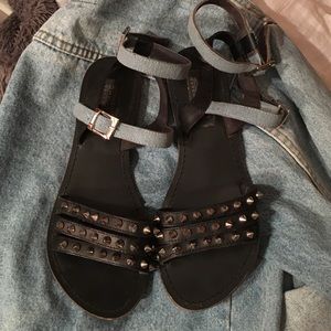 Deena & ozzy studded sandals
