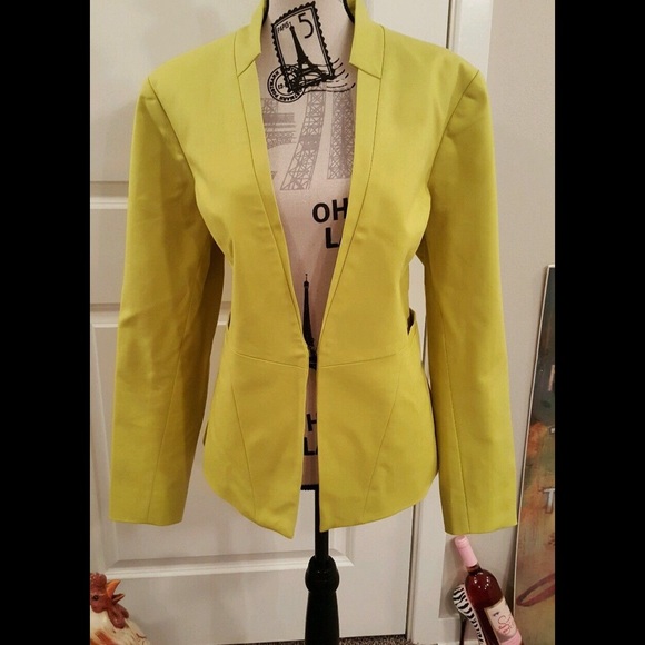 Kenneth Cole Lime Green Blazer size 6
