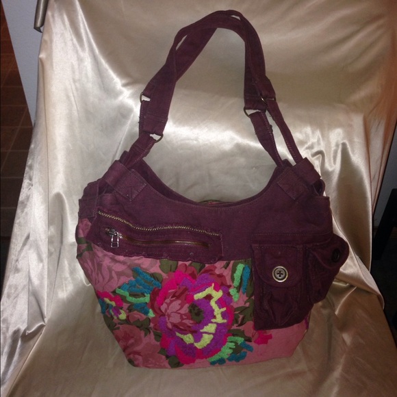 Free People Floral Shoulder Bag