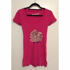 Pete Wentz Nordstrom Exclusive Pink Printed V-Neck
