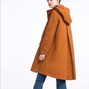 Zara Burnt Orange Parka