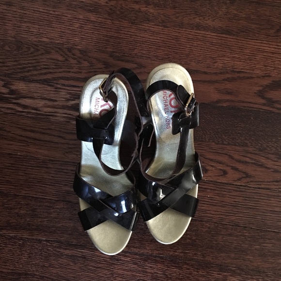 Kors Michel Kors brown cork wedges