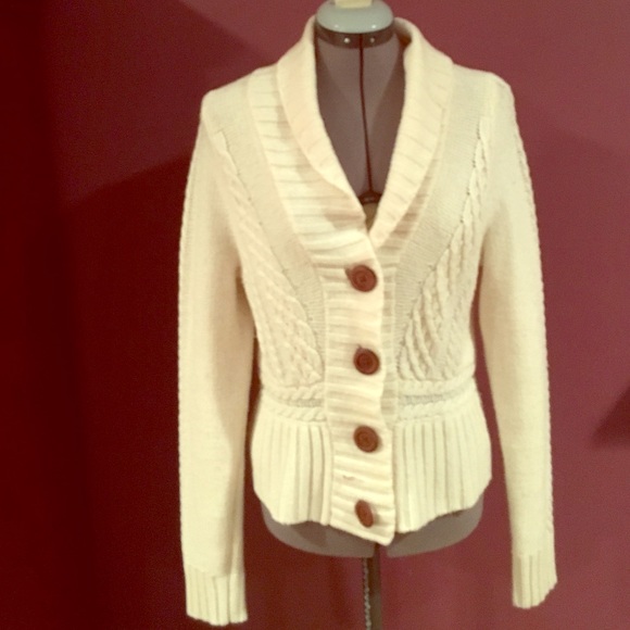 White Express knit Sweater size L. New w/o tags