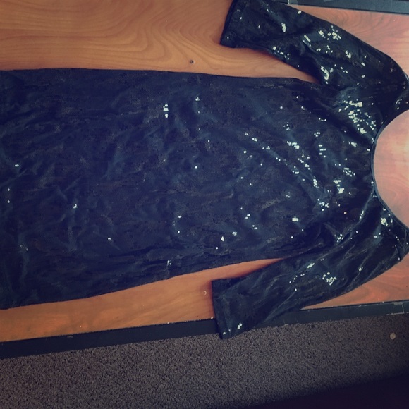 Black sequence dress size small - Picture 1 of 2