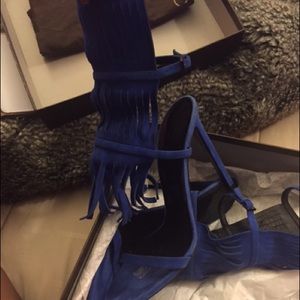 Authentic Gucci Fringe Becky Heels