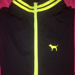 VS Pink three-quarter zip