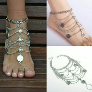 INCREDIBLE BOHEMIAN BOHO COIN CHAIN ANKLET