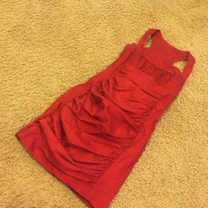 Red cocktail dress. Size 2. By Jessica McClintock