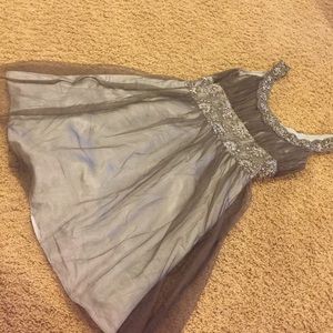 Silver cocktail dress!