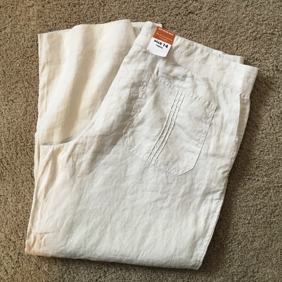 Old Navy linen capris - Picture 2 of 4