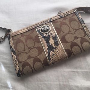Coach wristlet/wallet