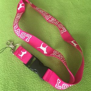 VS Love Pink Lanyard
