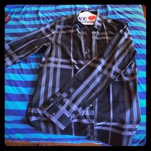 Burberry Button Down Size Large Worn Once