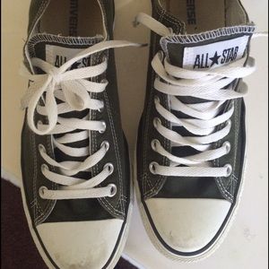 olive green converse