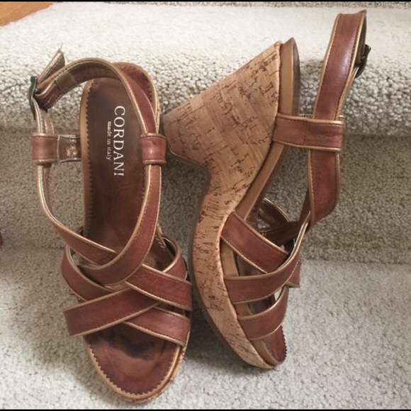 CORDANI Wedge Sandals. Size 7