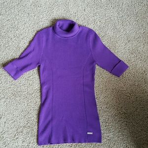 Purple sweater top