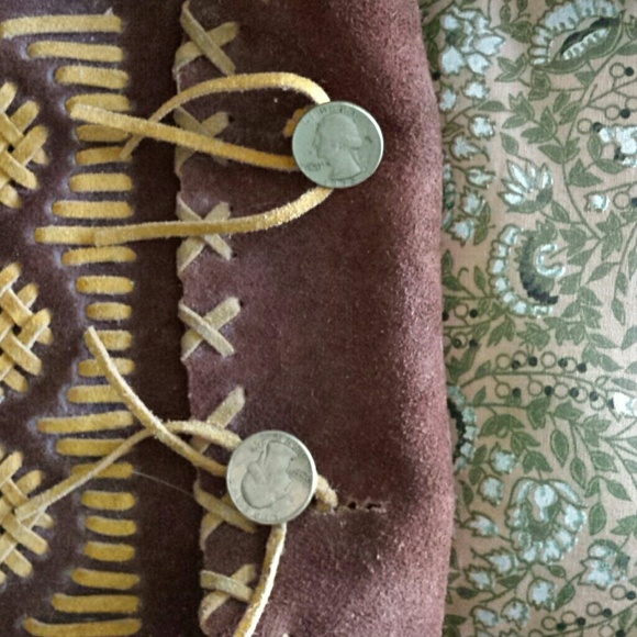 Vintage suede purse - Picture 3 of 3