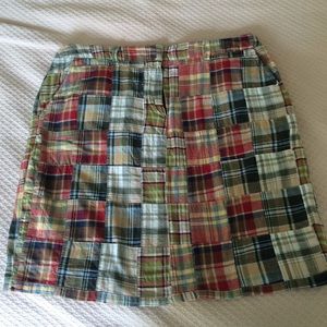 Madras skirt
