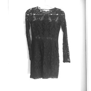 Amazing lace mini black Alexis dress!