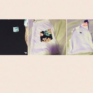 3 Victoria secret tops in a bundle