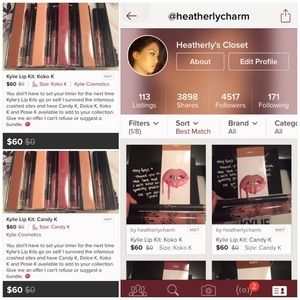 Kylie Lip Kit: Candy K & Koko K