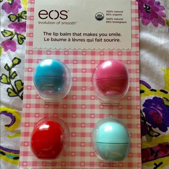 4 eos lip balms! Never been opened!