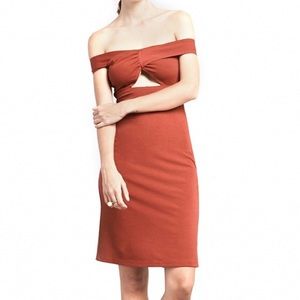 Reformation Dresses - Reformation Ferris dress size XS in rust