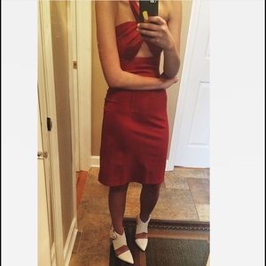 Reformation Dresses - Reformation Ferris dress size XS in rust