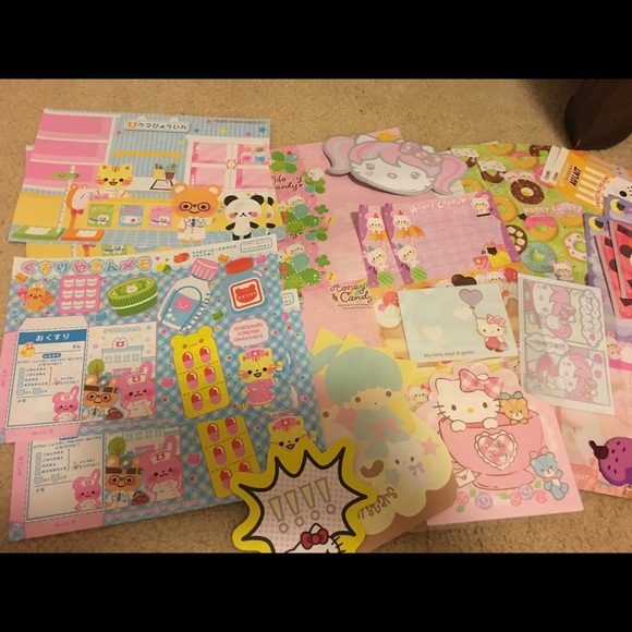 Lot of stationery stickers for Filofax planner