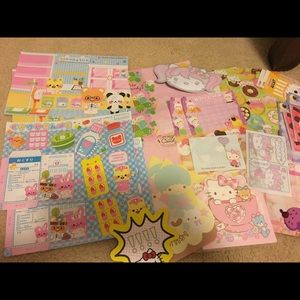 Lot of stationery stickers for Filofax planner