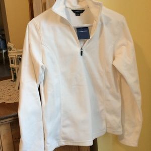 Lands End cream fleece
