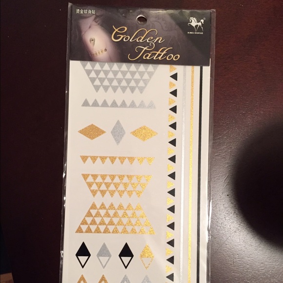 NWT Golden Flash Tattoos! Never opened!