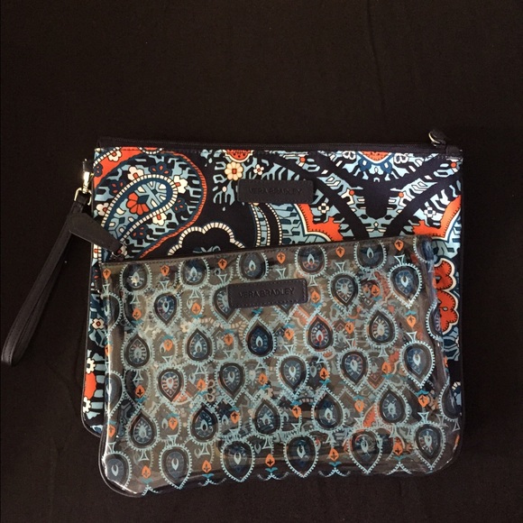 Vera Bradley Marrakesh cosmetic duo NWOT