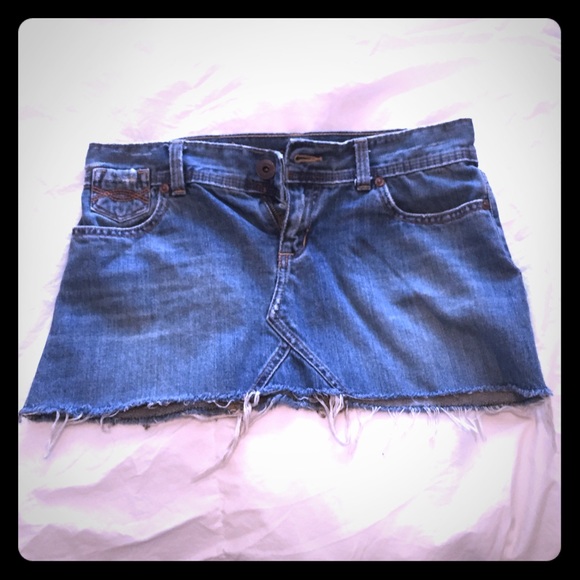 Abercrombie Jean Skirt