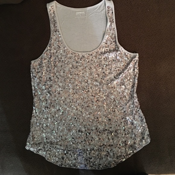 Sequin tank top