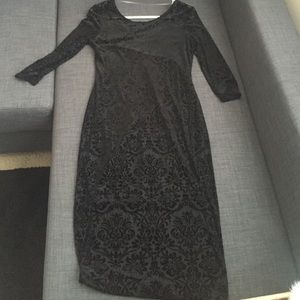 Black 3/4 sleeve dress