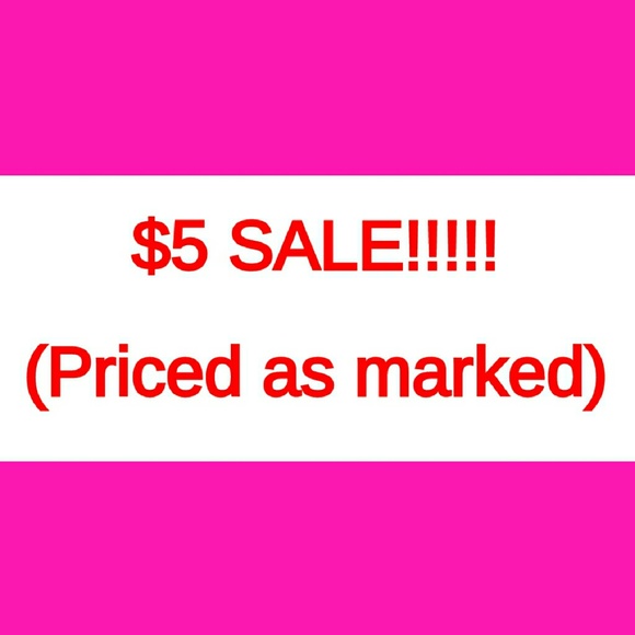 $5 ITEMS LAST CALL!!!