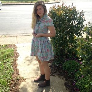 Vintage Laura Ashley Floral Dress