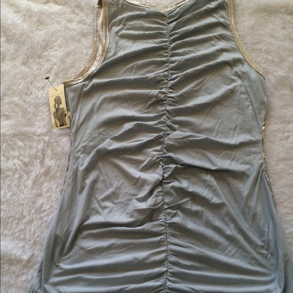 Sequins Chevron tank w/back rousing boutique buy - Picture 3 of 4