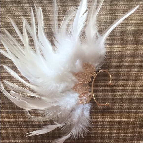 Pheasant Feather Ear Cuff