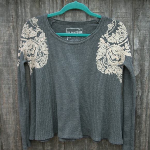 Long-sleeved waffle thermal