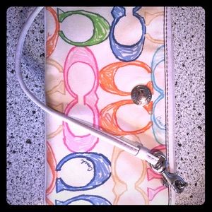 Authentic coach wristlet